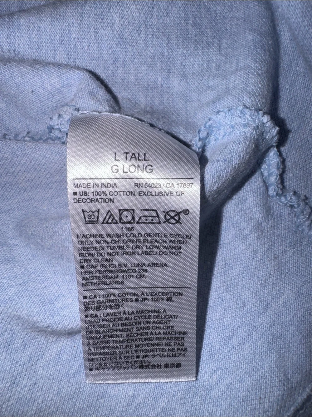 Banana Republic Sky Blue Polo Shirt - Short Sleeve. Size Large